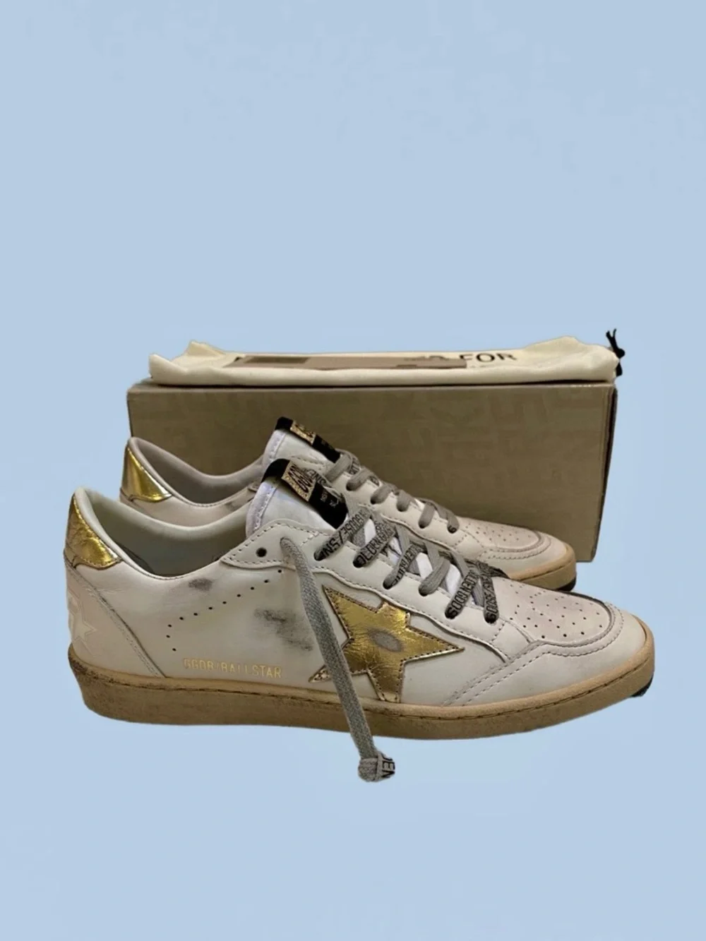Women’s Golden Goose Ball Star with gold star and heel tab - Size 40 (US 9.5-10) - Picture 4 of 12